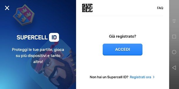 Connettersi a Supercell ID su Boom Beach