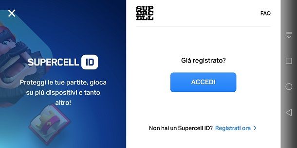 Connettersi a Supercell ID su Brawl Stars