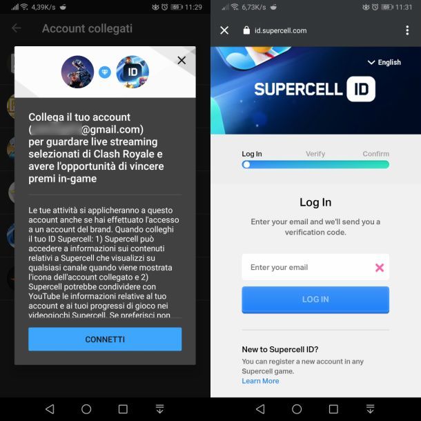 Come Connettersi A Supercell Id Salvatore Aranzulla - loggarsi account brawl stars