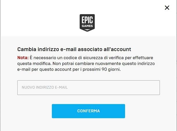 Email Fortnite