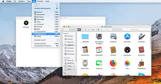 Installa MCreator macOS