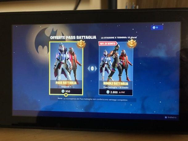 Pass Battaglia Fortnite