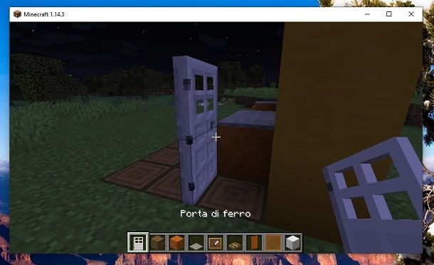 Porta di ferro Minecraft