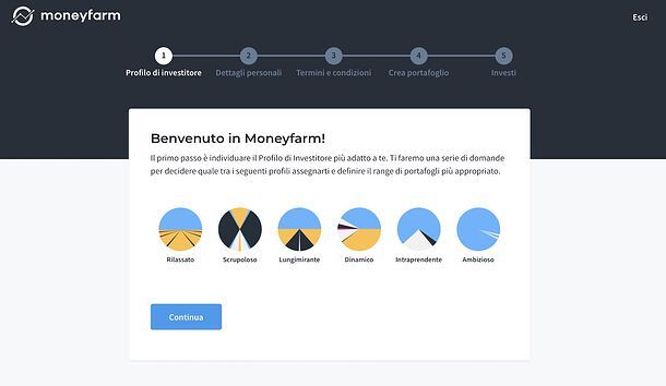 Profilo Investitore Moneyfarm