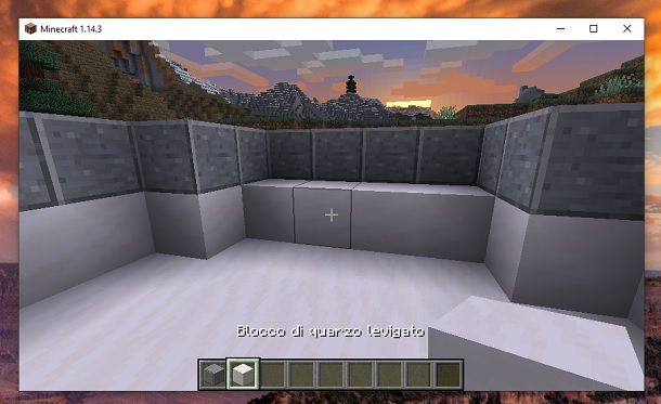 Scalino piscina Minecraft