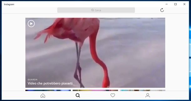 Instagram per Windows 10