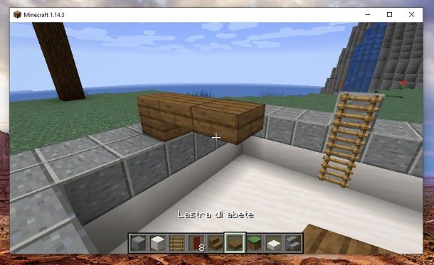 Trampolino Minecraft