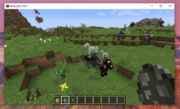 Trova cavalli Minecraft