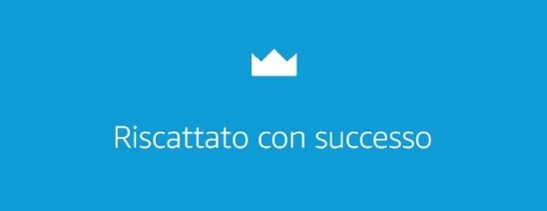 Twitch Prime pacchetto riscattato
