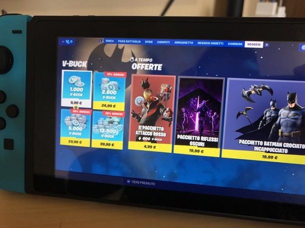 Soluzioni alternative per avere skin su Fortnite per Nintendo Switch