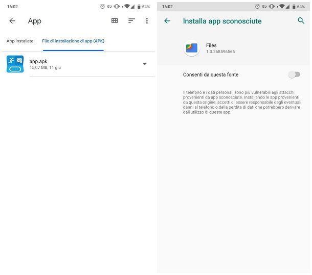 Come trasferire una app con Bluetooth su Android