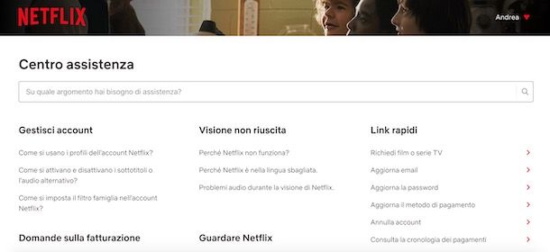 Assistenza Netflix
