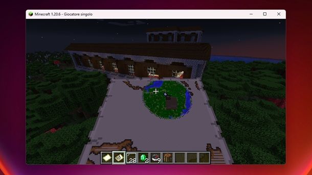 Magione trovata Minecraft Java