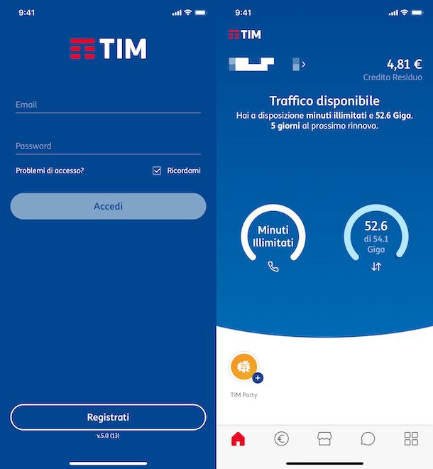 Come controllare traffico Internet: TIM