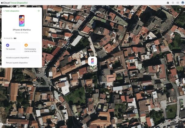 Dov'è iCloud