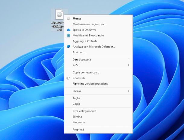 Masterizza immagine disco