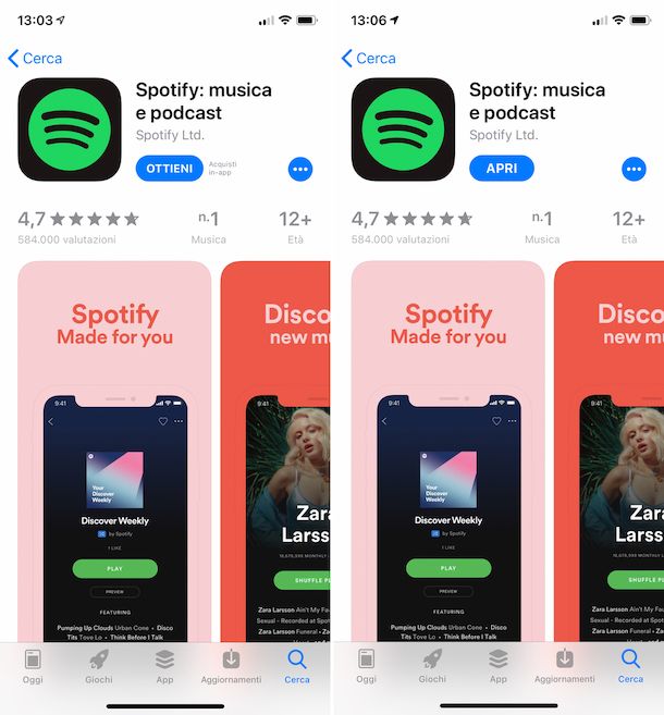 Come scaricare Spotify su iOS gratis