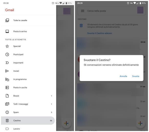 Come Svuotare Il Cestino Su Android