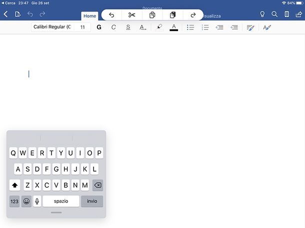 Word su iPadOS