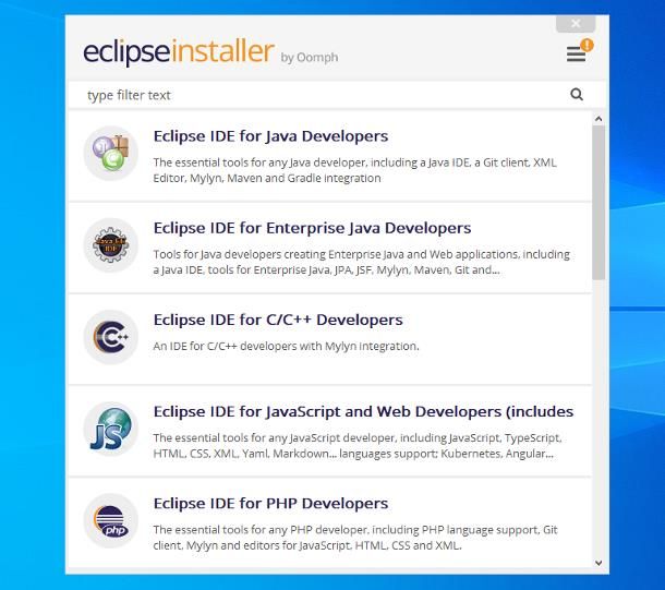 Come installare Eclipse su Windows