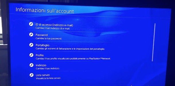 Come cambiare la password di PSN