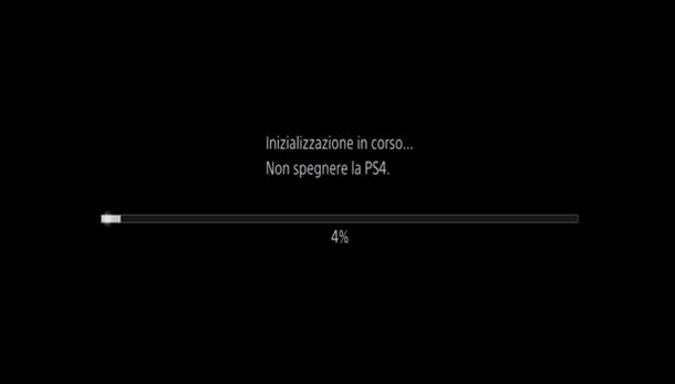 Ricostruire il database di PS4