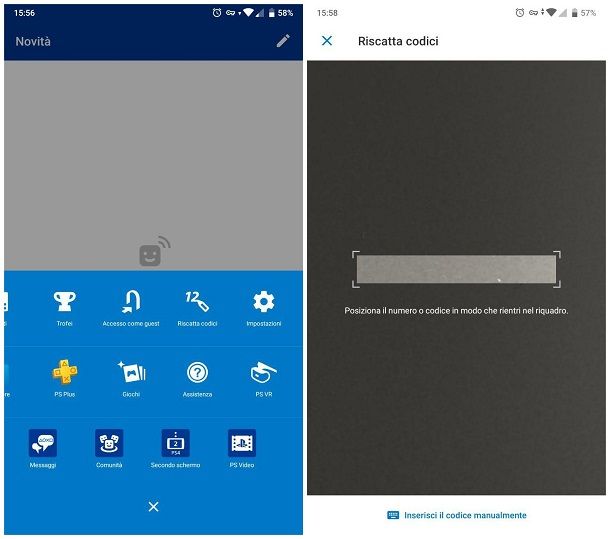 Come riscattare codice PlayStation Plus da smartphone e tablet