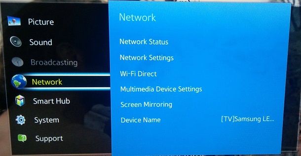 Come attivare lo Screen Mirroring su Smart TV Samsung