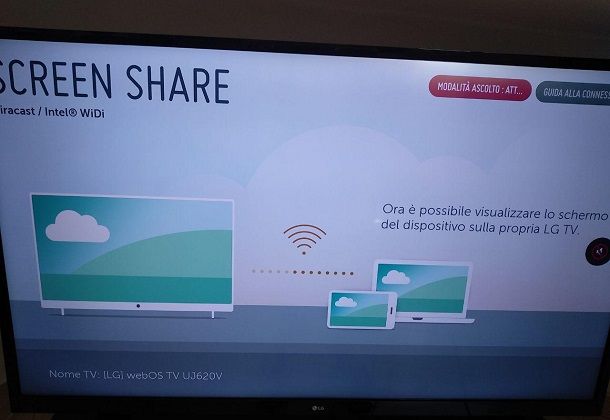 Come trasmettere schermo Android su Smart TV LG