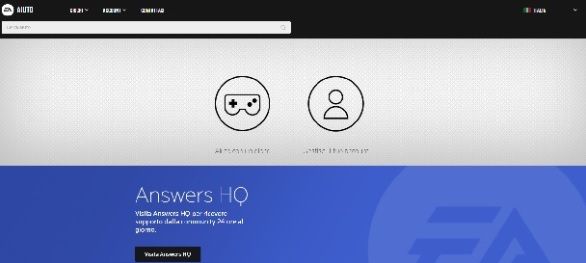 Come contattare l'assistenza EA