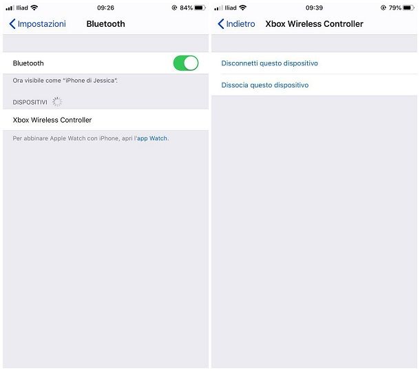 Come collegare controller Xbox One a iPhone