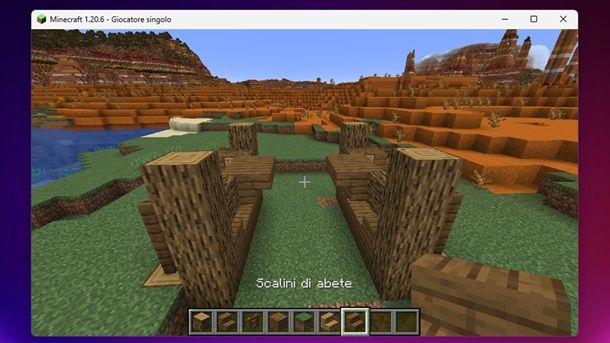 Ponte quasi finito Minecraft