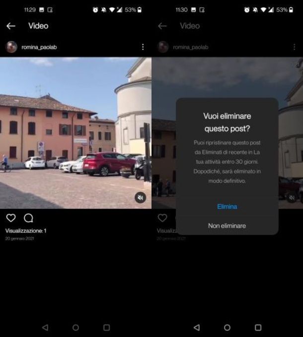 Come togliere i post archiviati su Instagram