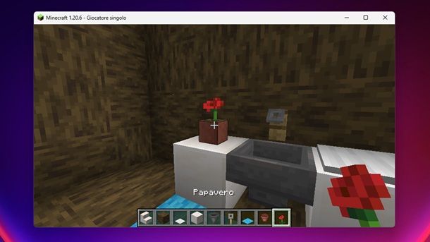 Papavero Minecraft