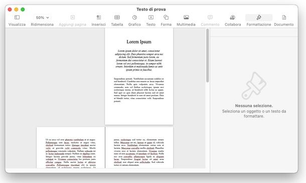 Pages modello libro