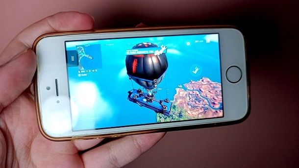 Giocare a Fortnite su iPhone cloud gaming