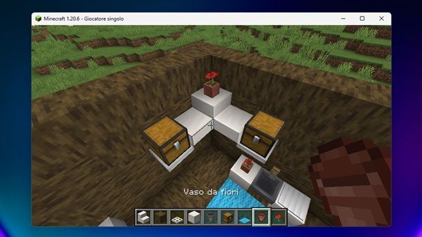 Vaso da fiori Minecraft
