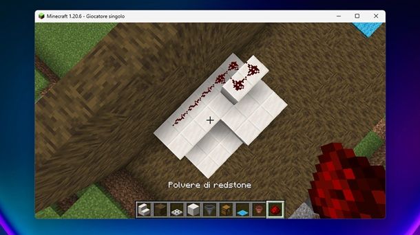 Polvere di redstone Minecraft