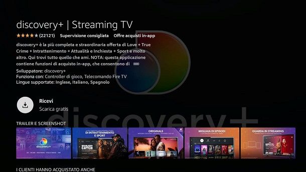 Come vedere Real Time su Fire Stick