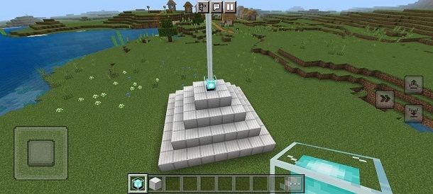 Come fare un faro Minecraft Bedrock Edition