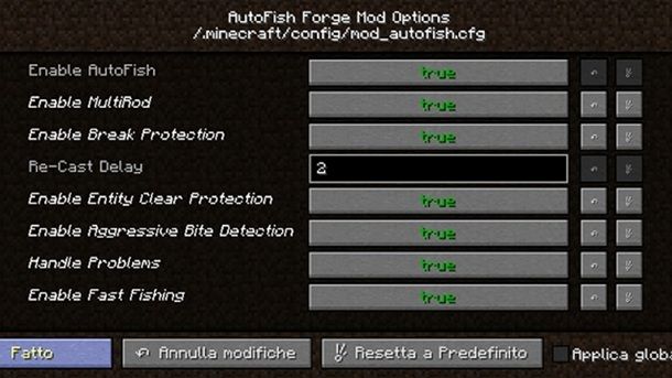 AutoFish Mod Minecraft