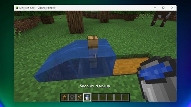 Secchio acqua Minecraft