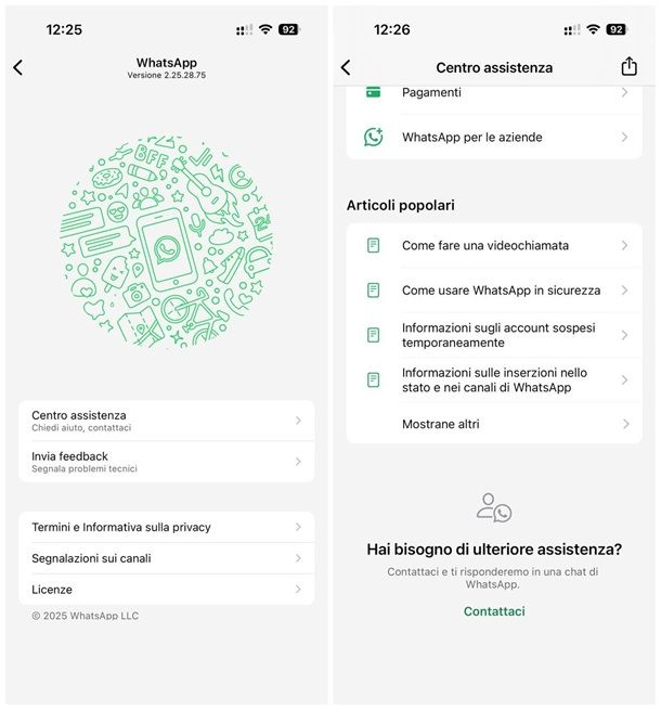 Come togliere segnalazione WhatsApp
