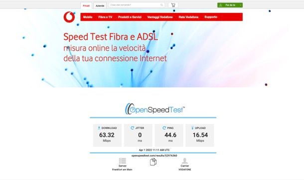 Problemi con Vodafone