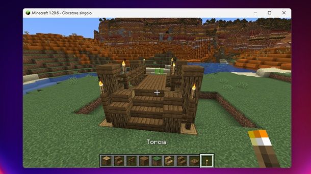 Torcia Minecraft