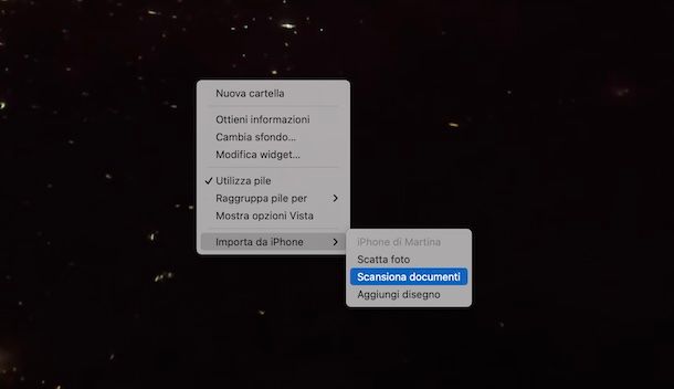 Come scannerizzare con Mac