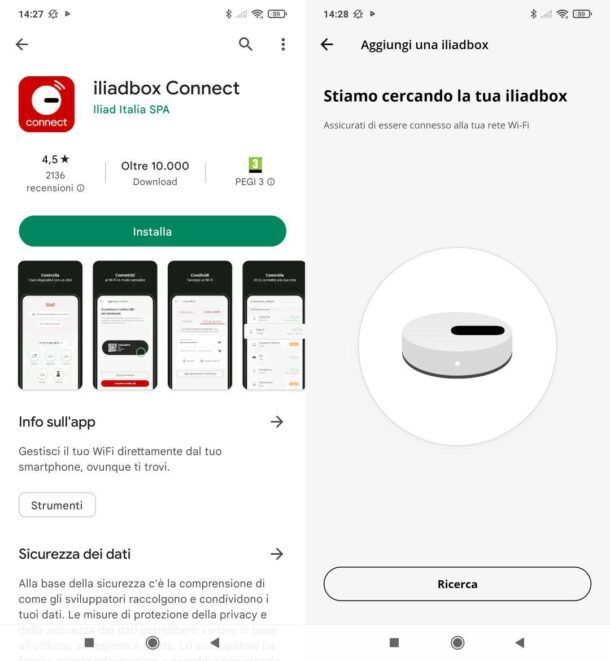 App iliadbox Connect