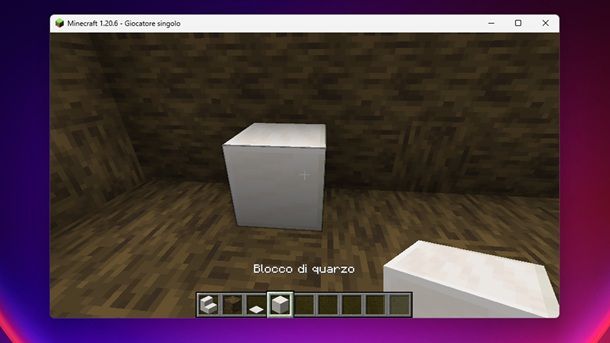 Blocco di quarzo Minecraft