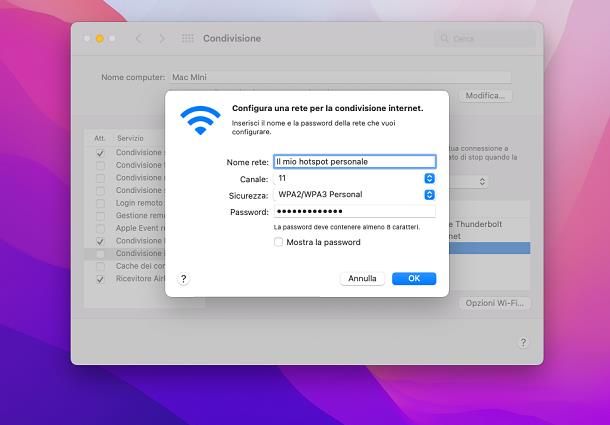 Come fare da hotspot al PC da un altro computer