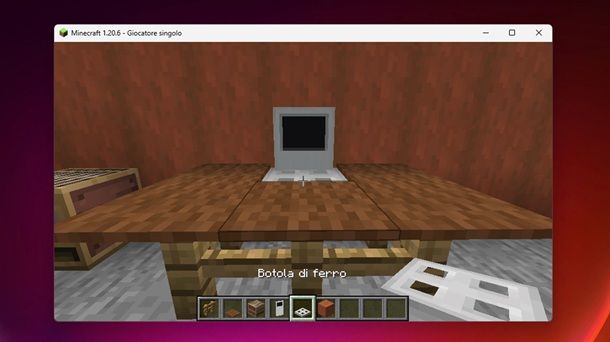Botola di ferro Minecraft